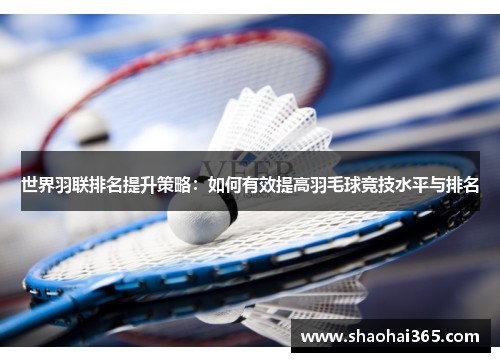 世界羽联排名提升策略：如何有效提高羽毛球竞技水平与排名